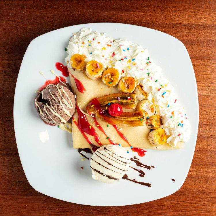 Banana Split Crepe
