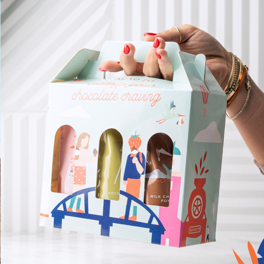 Chocolate fondue caja de 6