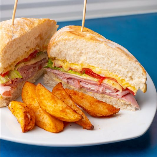 Double Ham & Cheese Panini