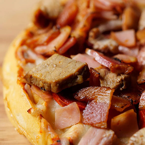 Meat Lovers Waffle Pizza